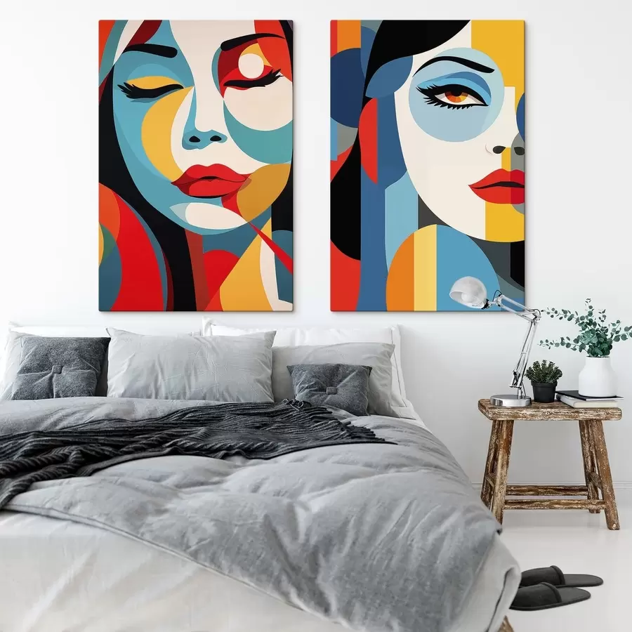 carta da parati Ritratti astratti nr. m30402