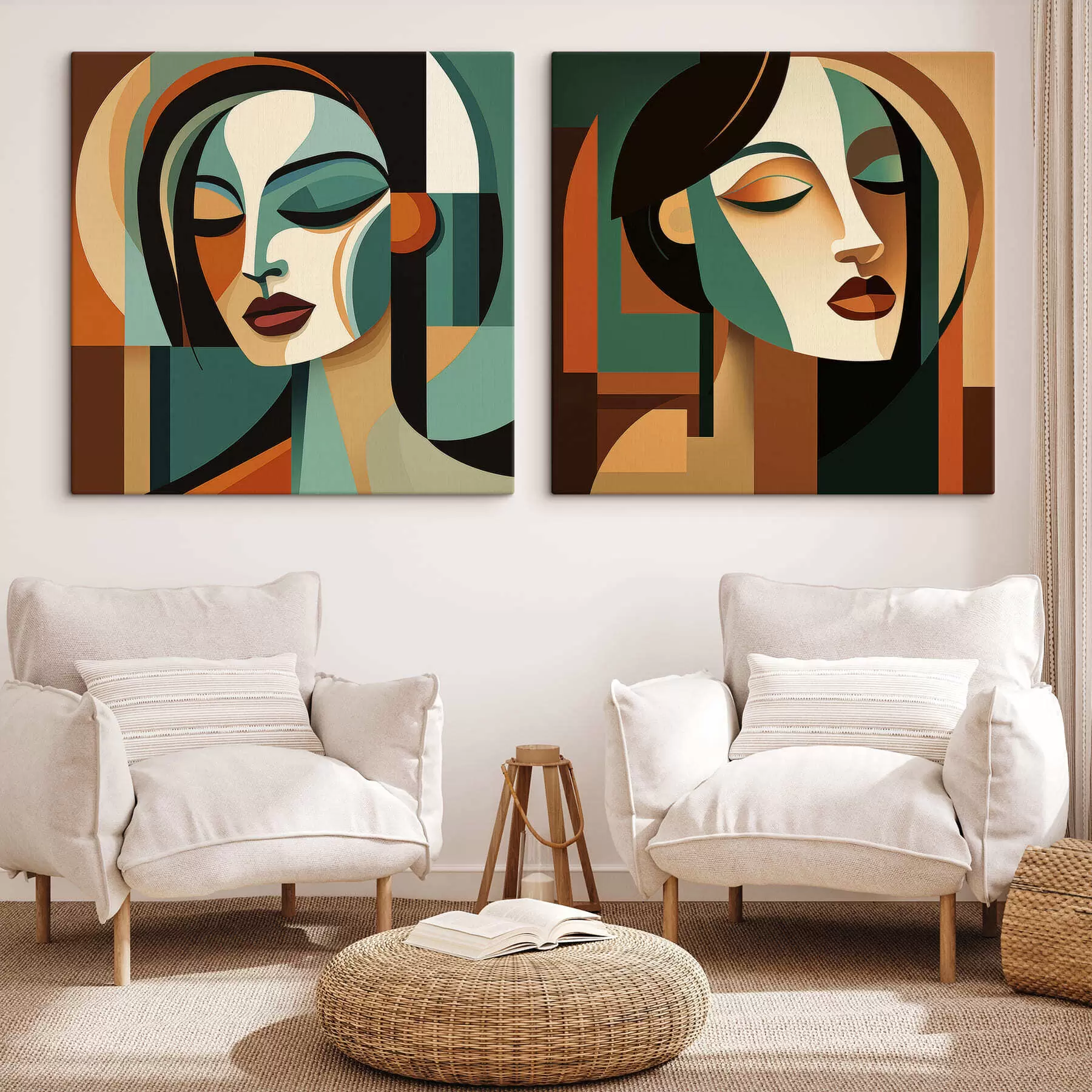 carta da parati Ritratti astratti nr. m30403