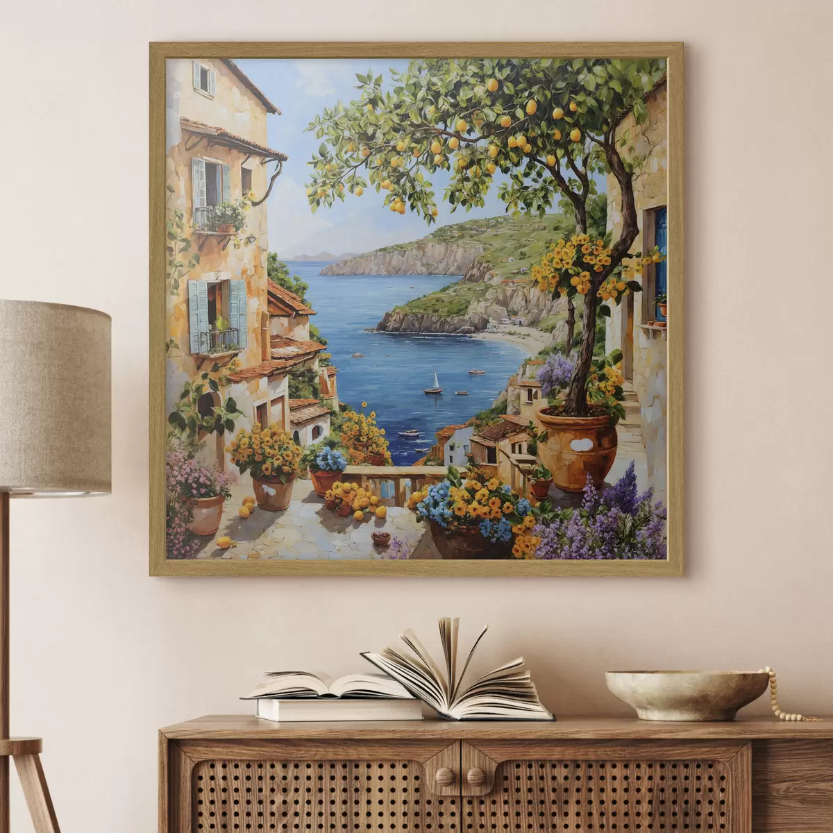 Poster Limone in riva al mare f48818