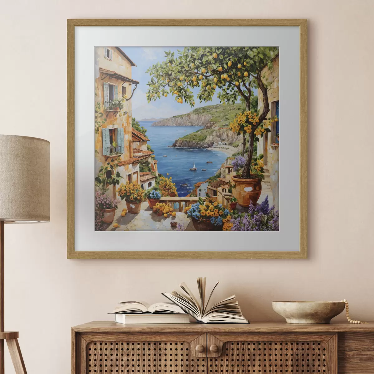 Poster Limone in riva al mare f48818