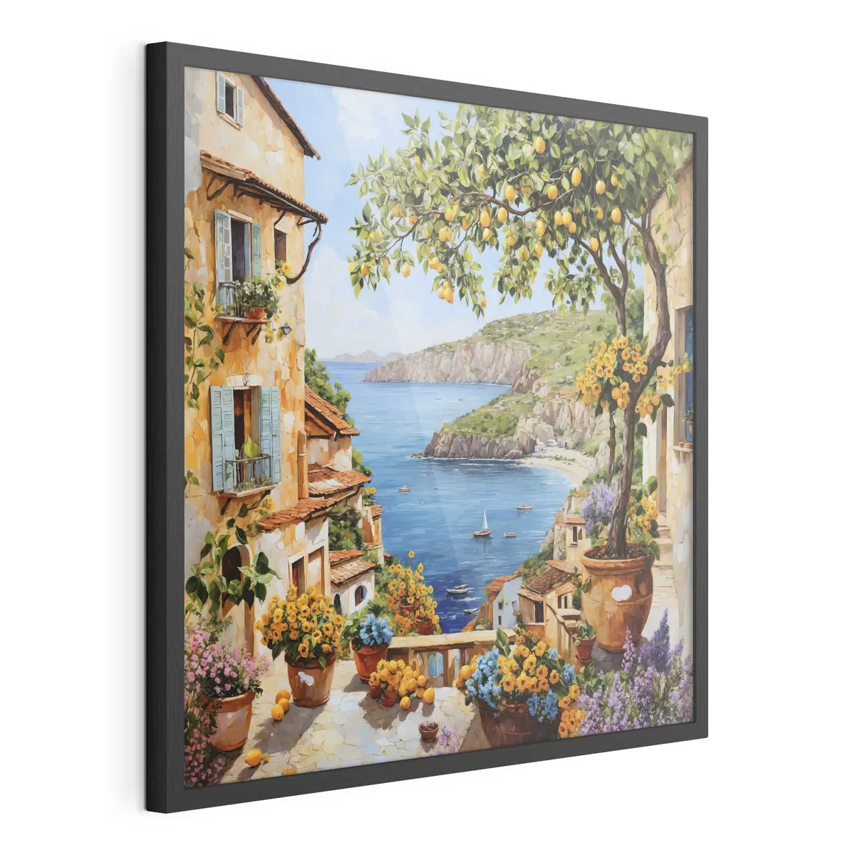 Poster Limone in riva al mare f48818