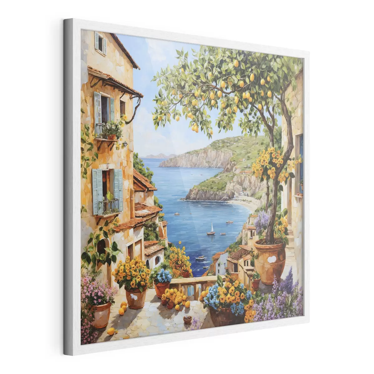 Poster Limone in riva al mare f48818