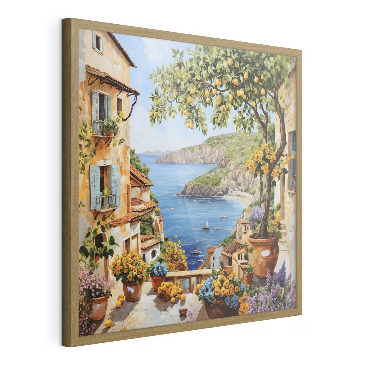 Poster Limone in riva al mare f48818