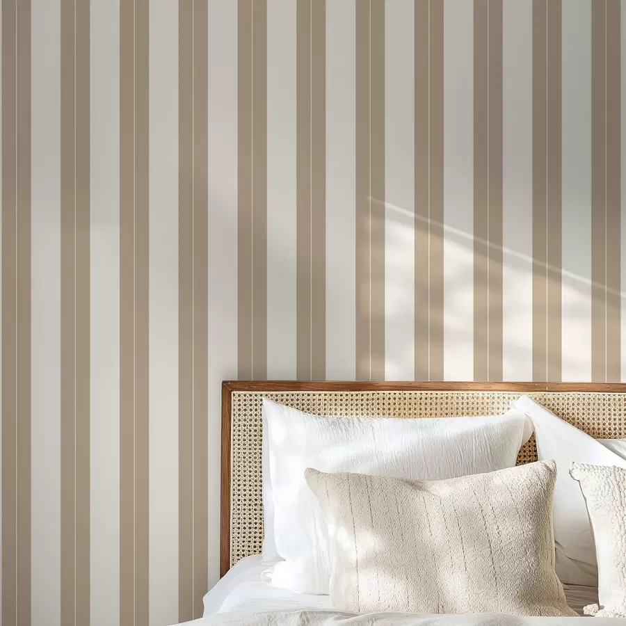 carta da parati Righe verticali beige in stile minimalista nr. a01181v4