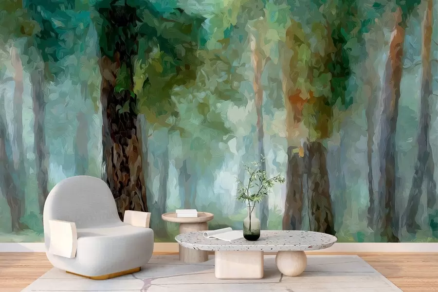 Carta da parati nature Foresta decidua 