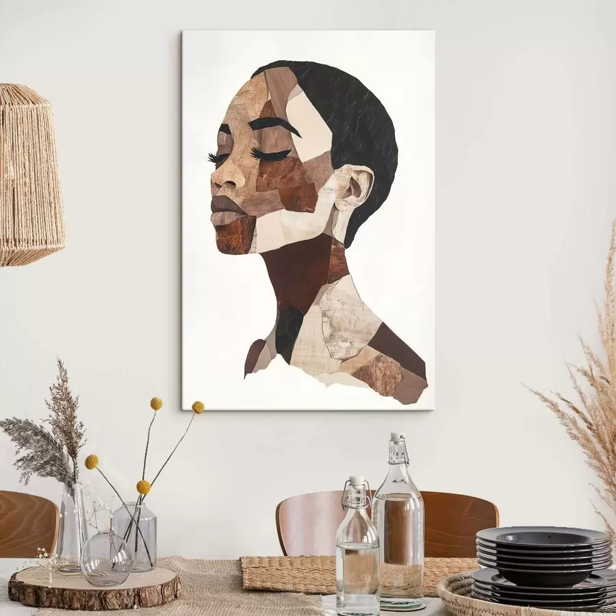 carta da parati Ritratto astratto di donna nr. s48923