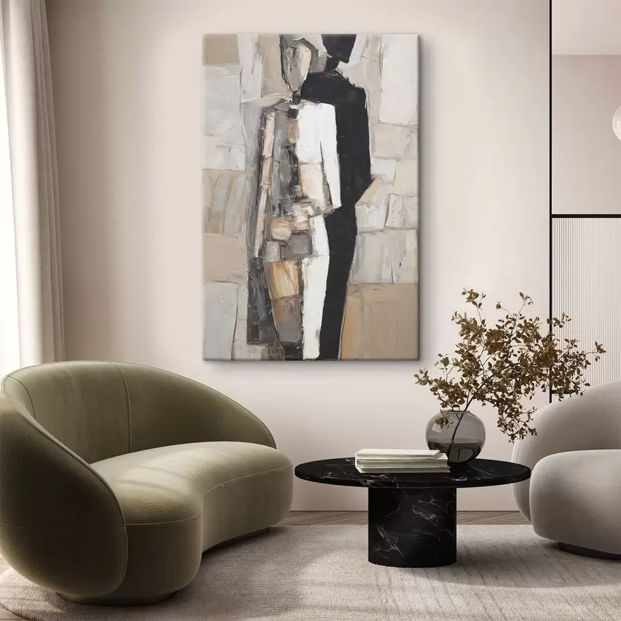 carta da parati Silhouette astratte di una coppia nr. s48924