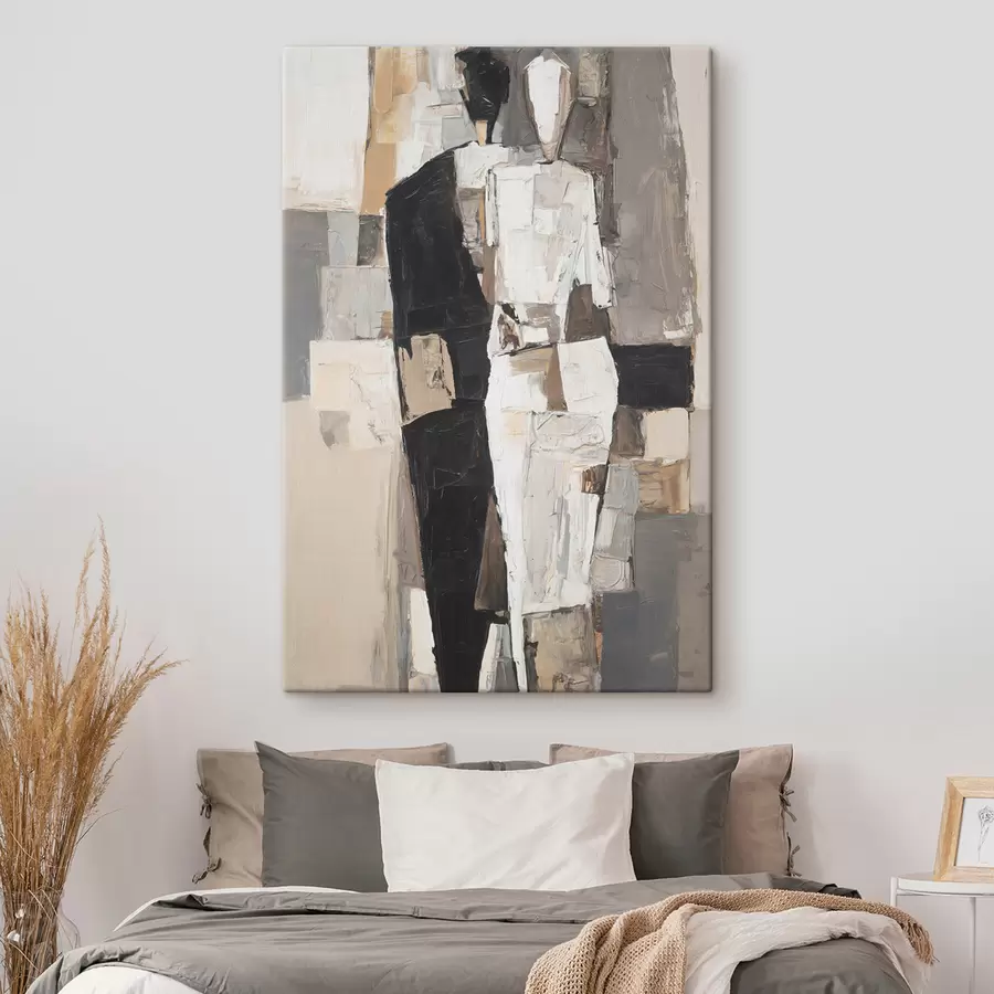 carta da parati Silhouette astratte di una coppia nr. s48925