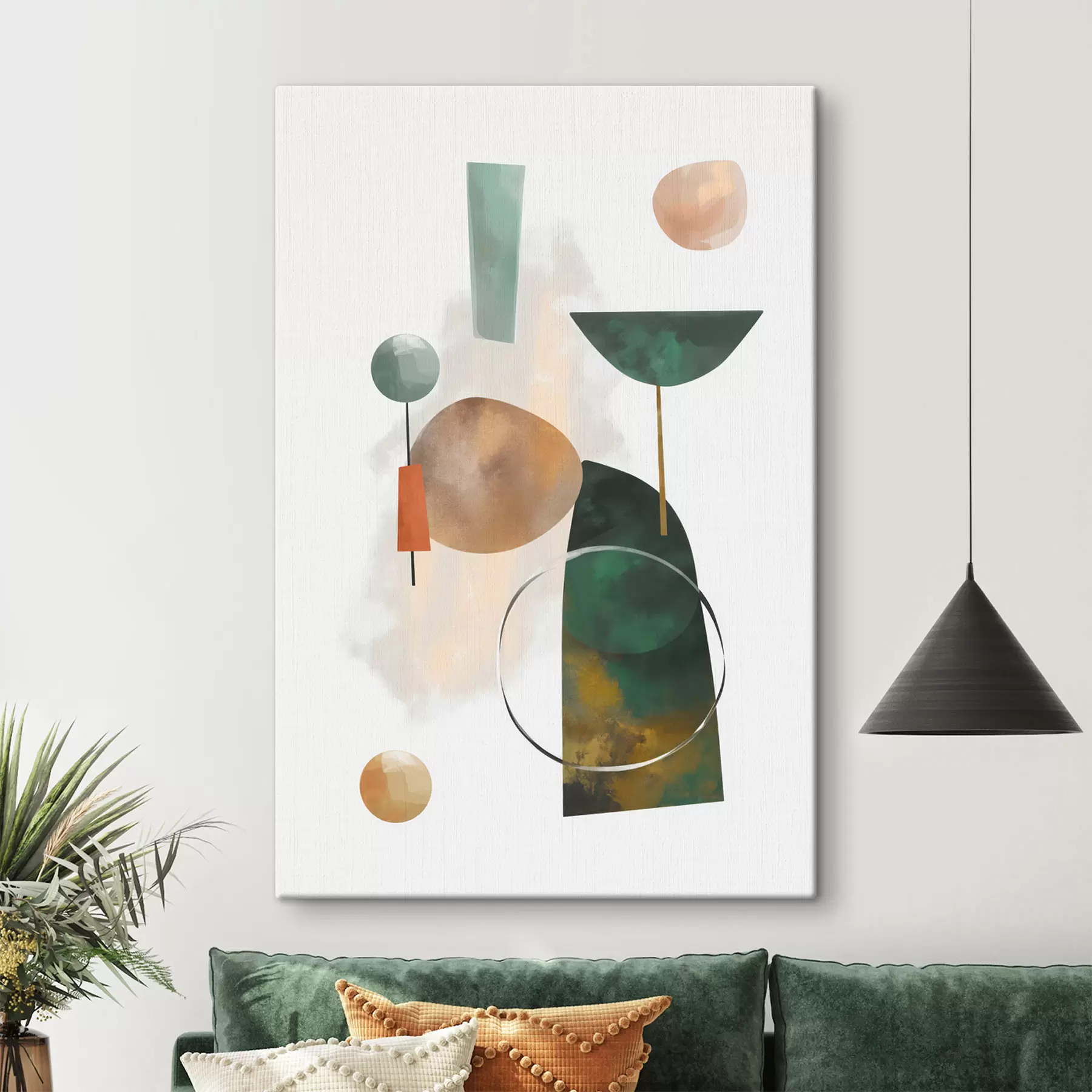 carta da parati Un'astrazione con forme geometriche nr. s48930