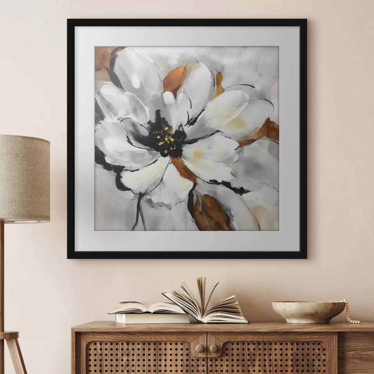 Poster Astrazione con un fiore f48697
