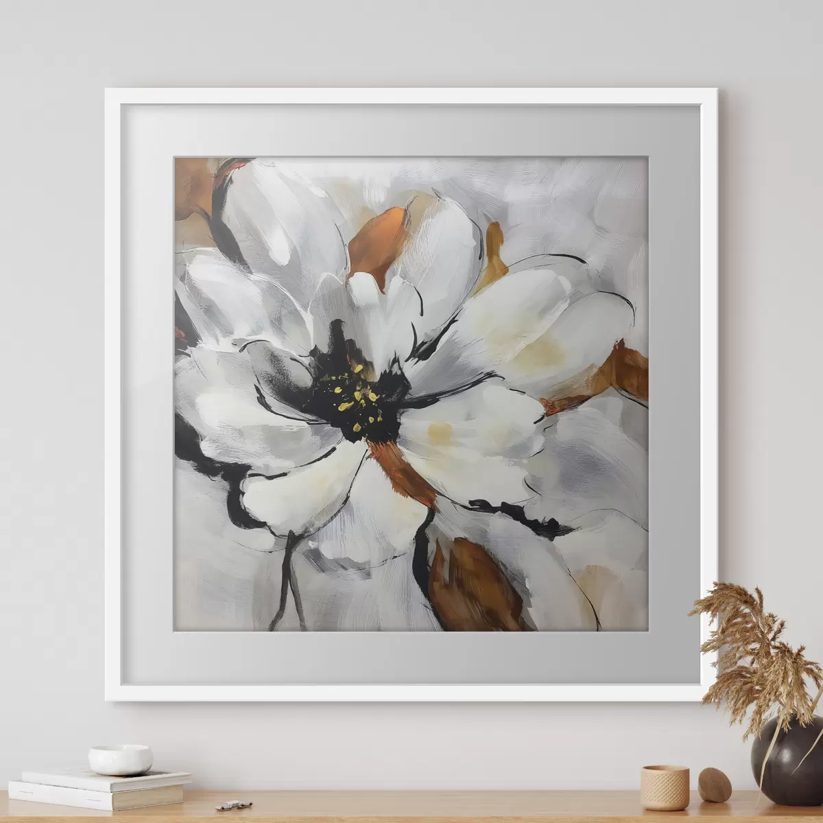 Poster Astrazione con un fiore f48697