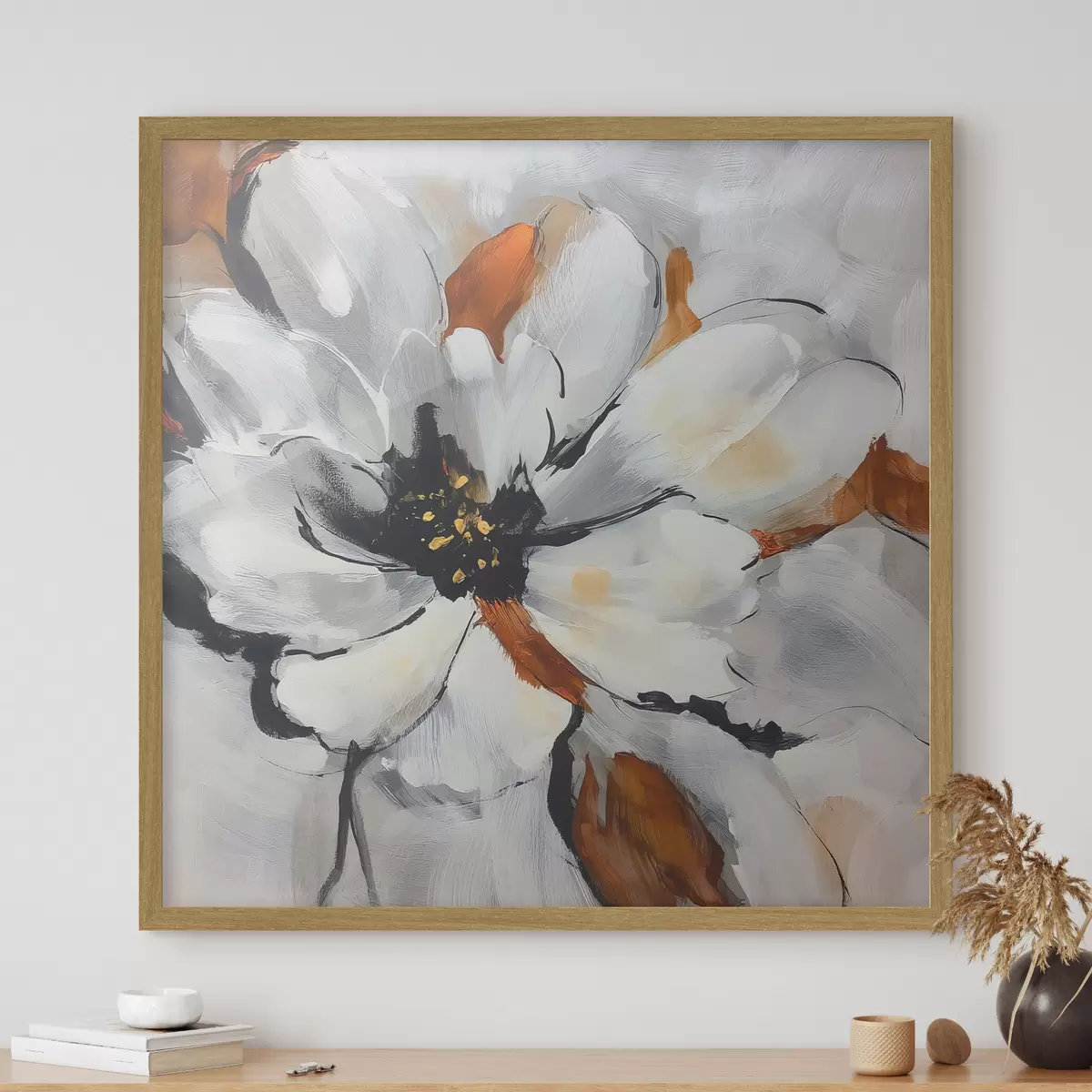Poster Astrazione con un fiore f48697