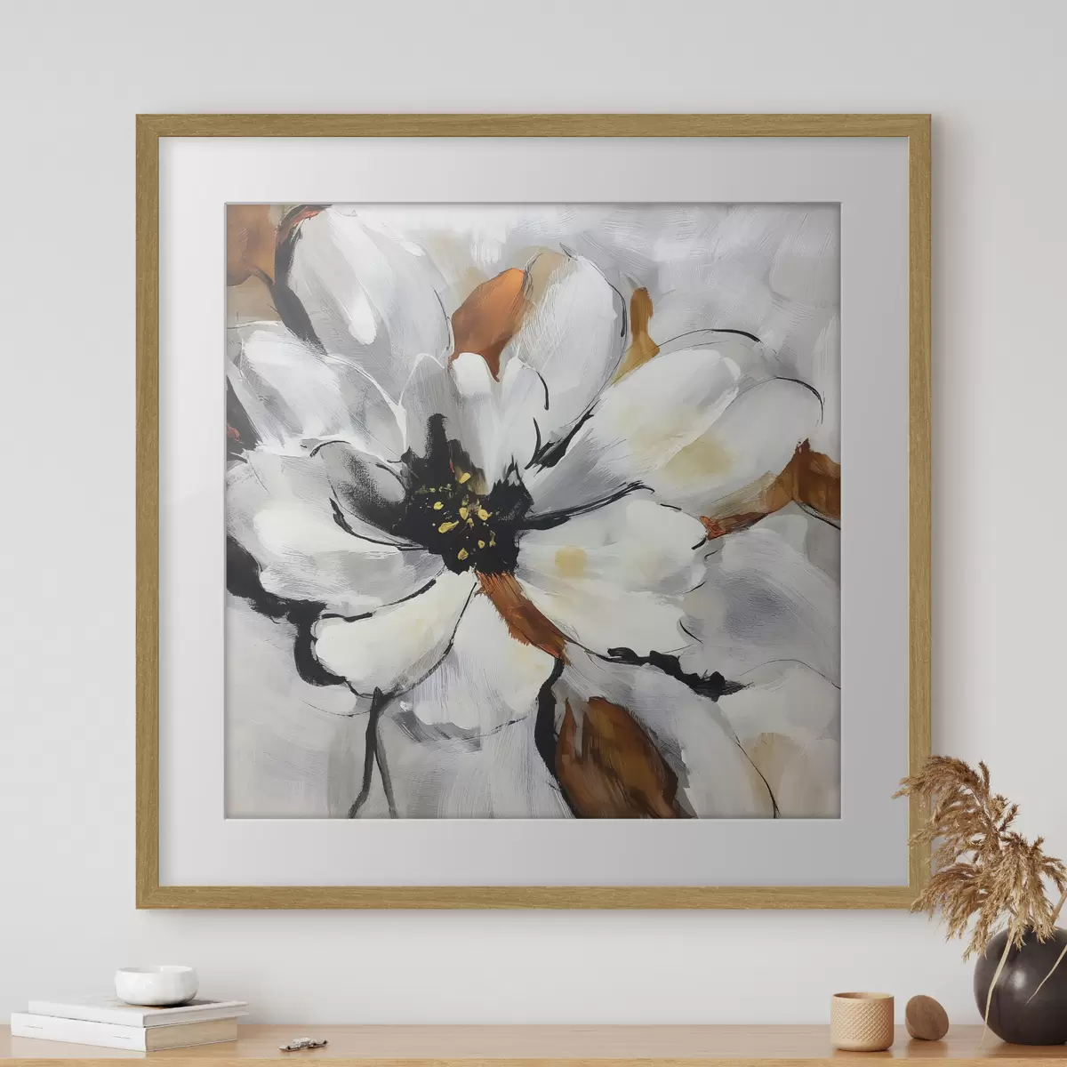 Poster Astrazione con un fiore f48697