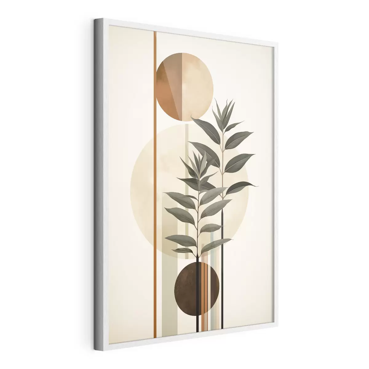 Poster Piante astratte con cerchi e linee f48928