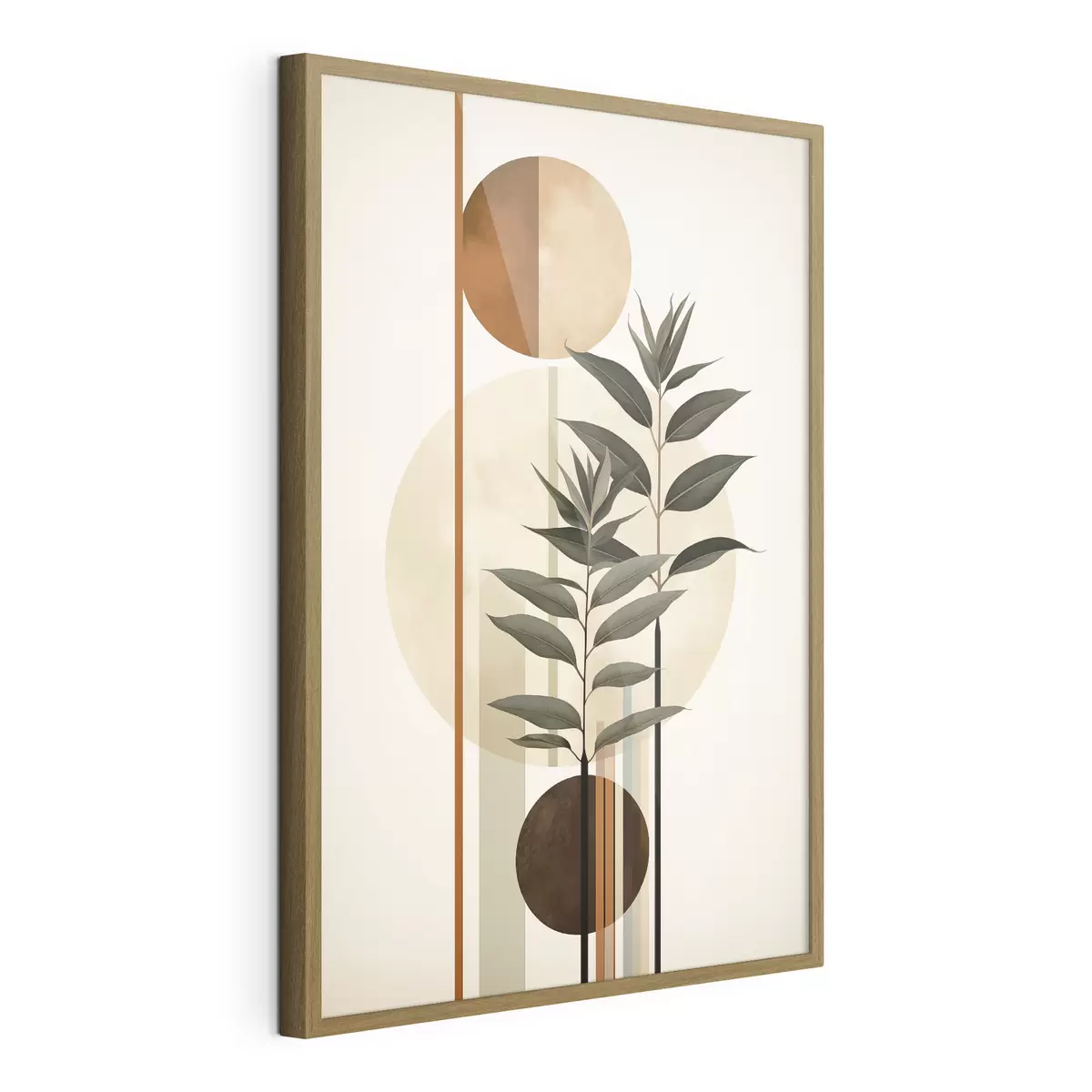 Poster Piante astratte con cerchi e linee f48928