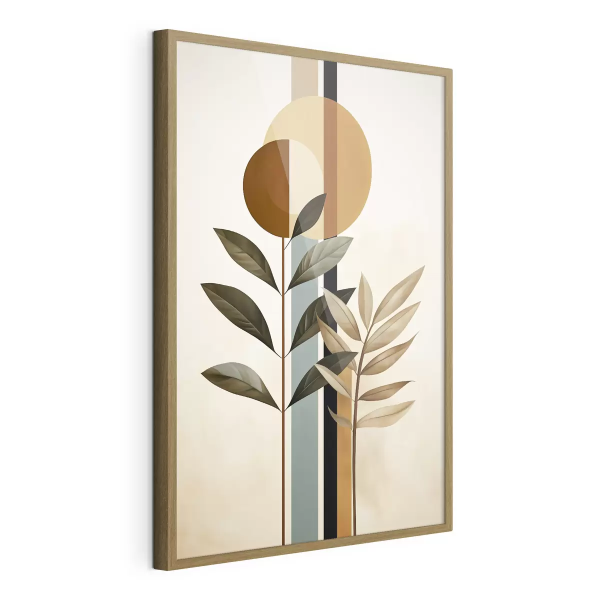 Poster Piante astratte con cerchi e linee f48929