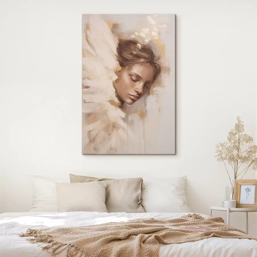 carta da parati Ragazza con un'ala d'angelo nr. s48980