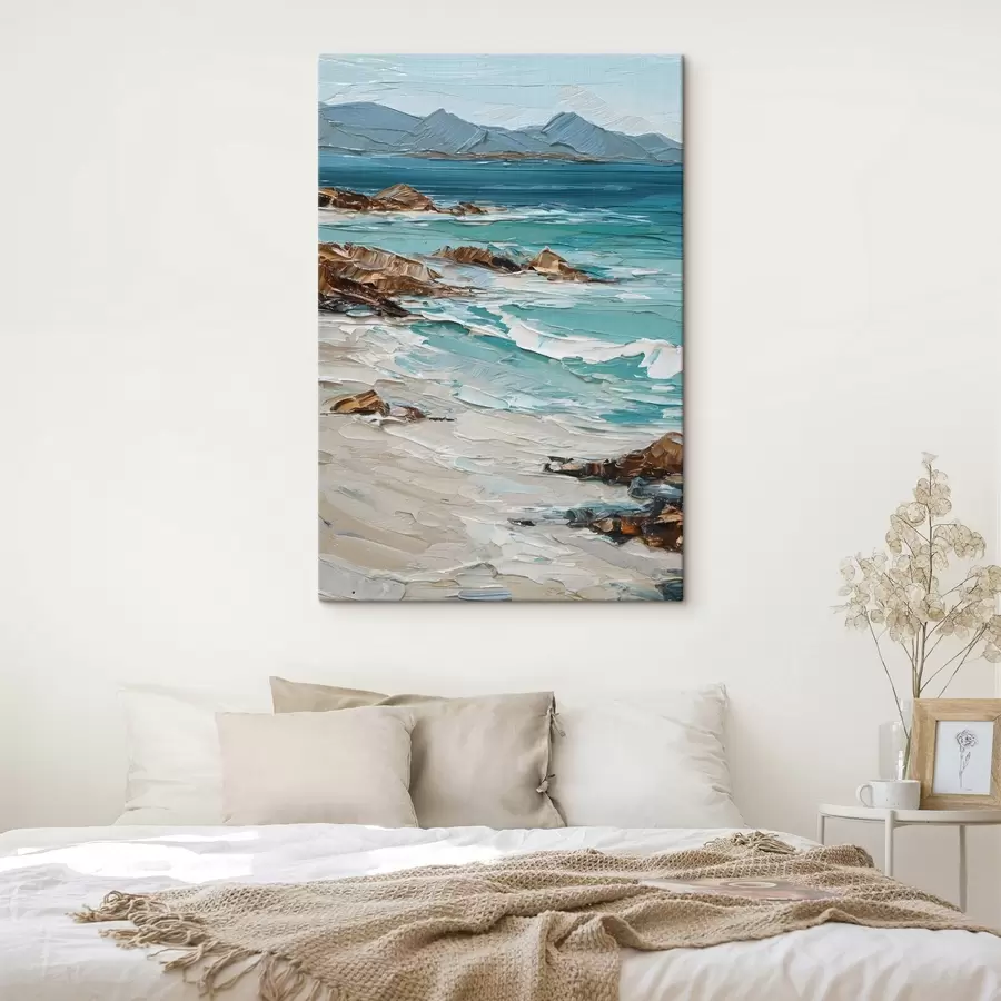 carta da parati paesaggio marino con scogliere nr. s48995