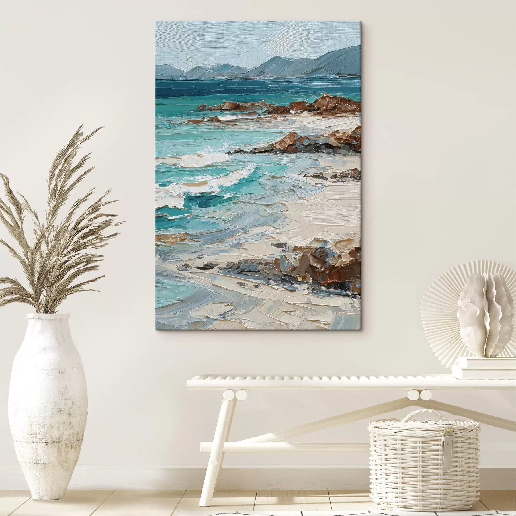 carta da parati paesaggio marino con scogliere nr. s48996