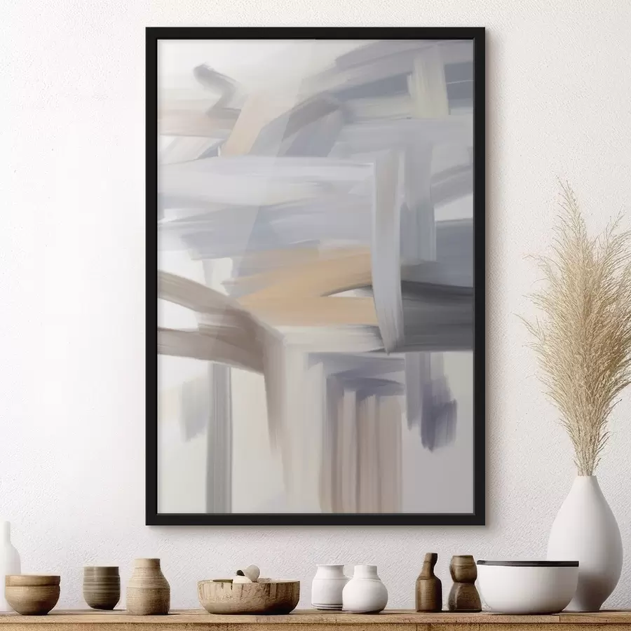 carta da parati un quadro astratto dai colori chiari nr. f48999