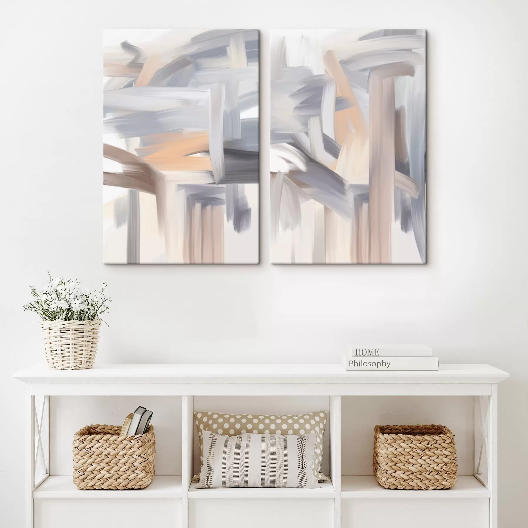 carta da parati un quadro astratto dai colori chiari nr. m30434