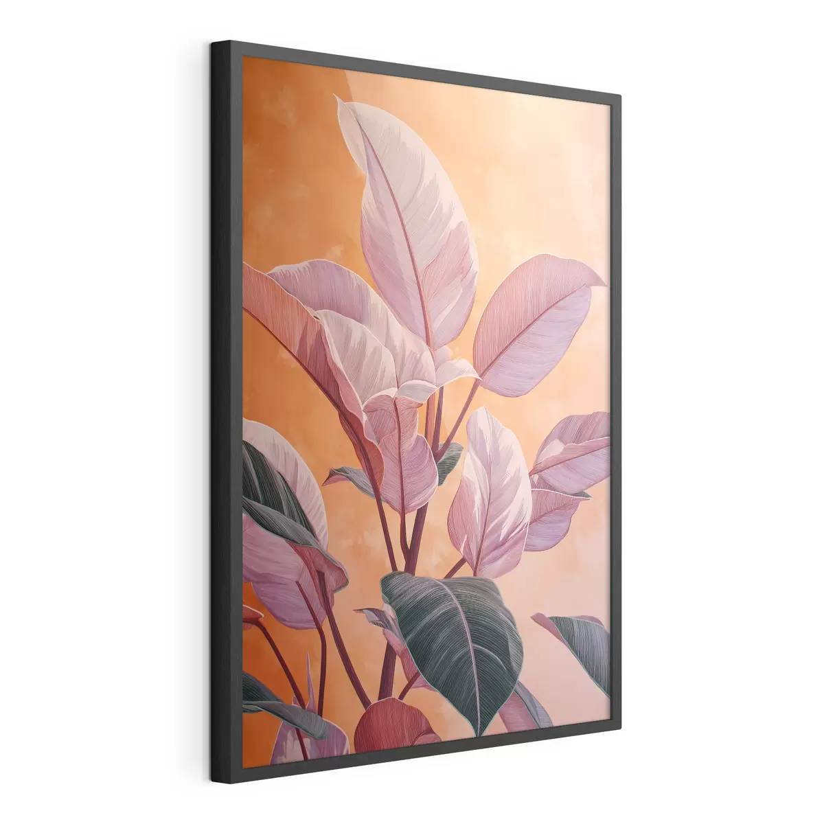 Poster Pianta dalle foglie tropicali f49009