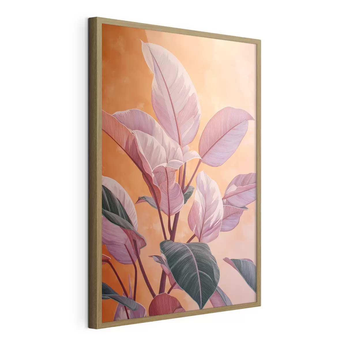 Poster Pianta dalle foglie tropicali f49009