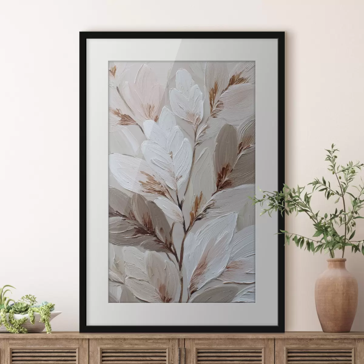 Poster Foglia e ramo f49011
