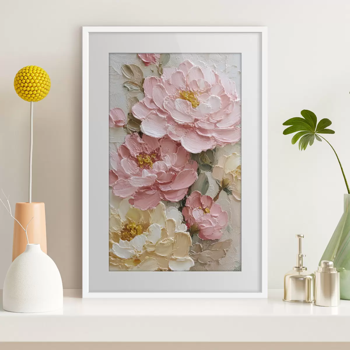 Poster Composizione floreale con peonie f49013