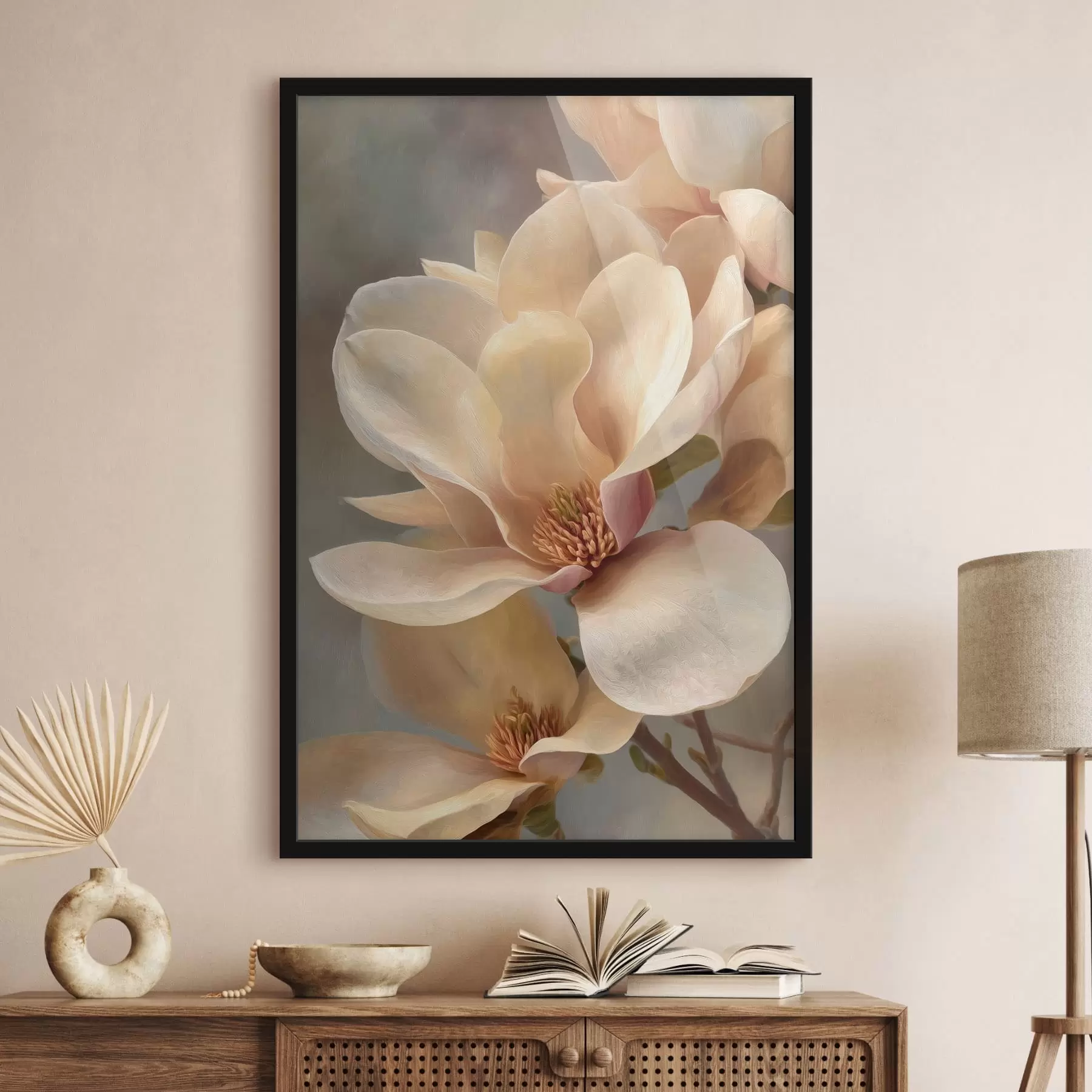 carta da parati Primo piano di un fiore di magnolia nr. f49016