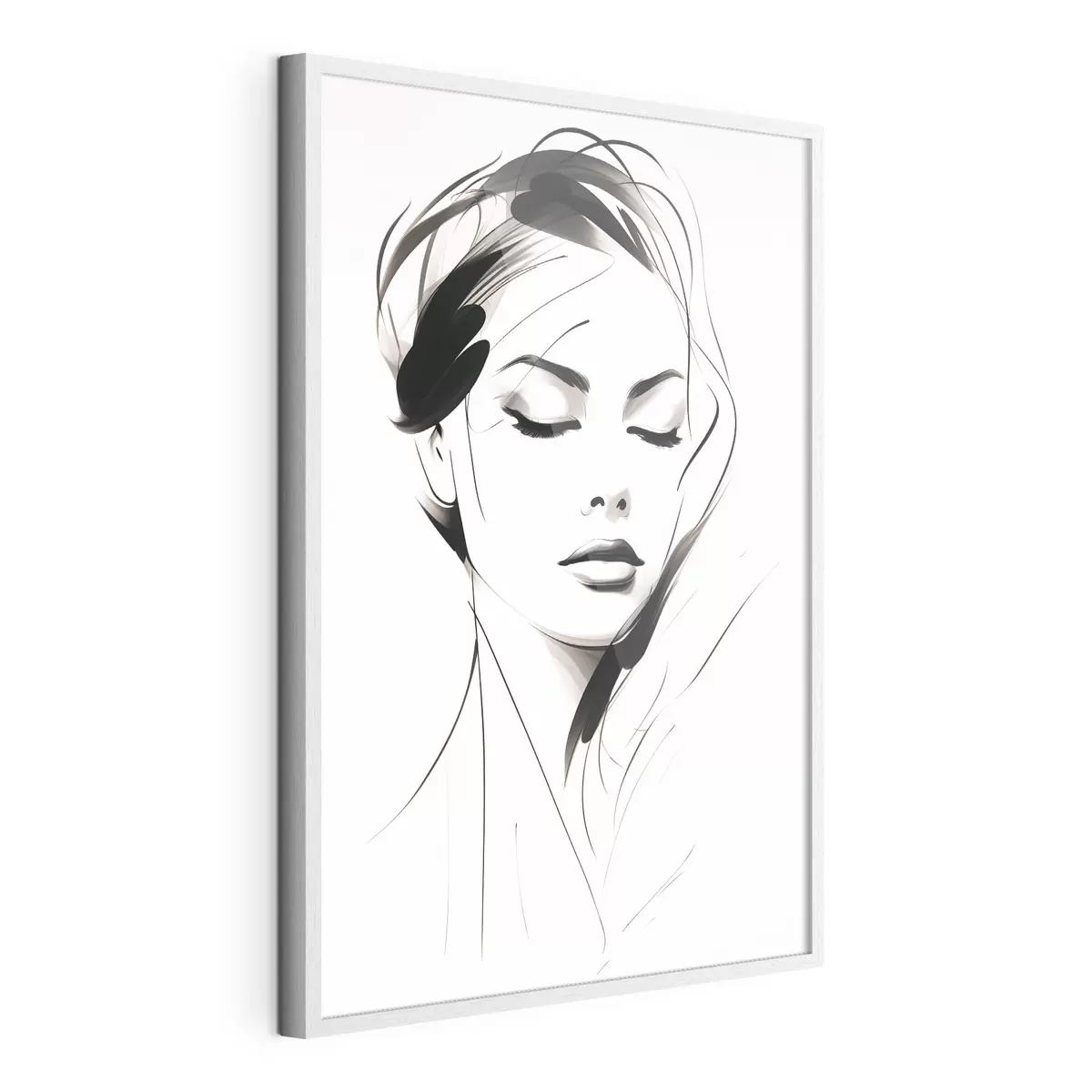 Poster Schizzo di una donna astratta f49024