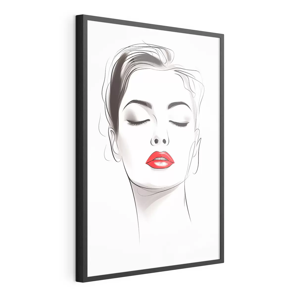 Poster Disegni minimalisti di volti f49025