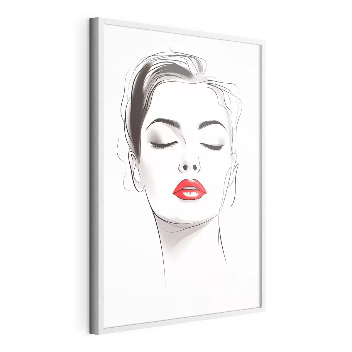 Poster Disegni minimalisti di volti f49025