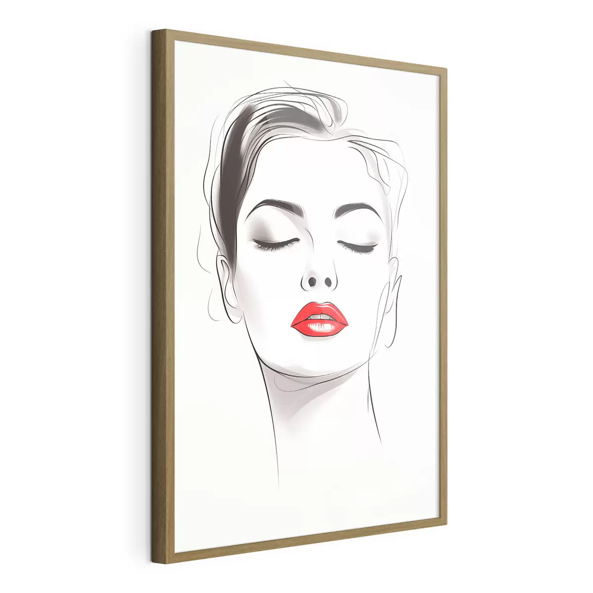 Poster Disegni minimalisti di volti f49025