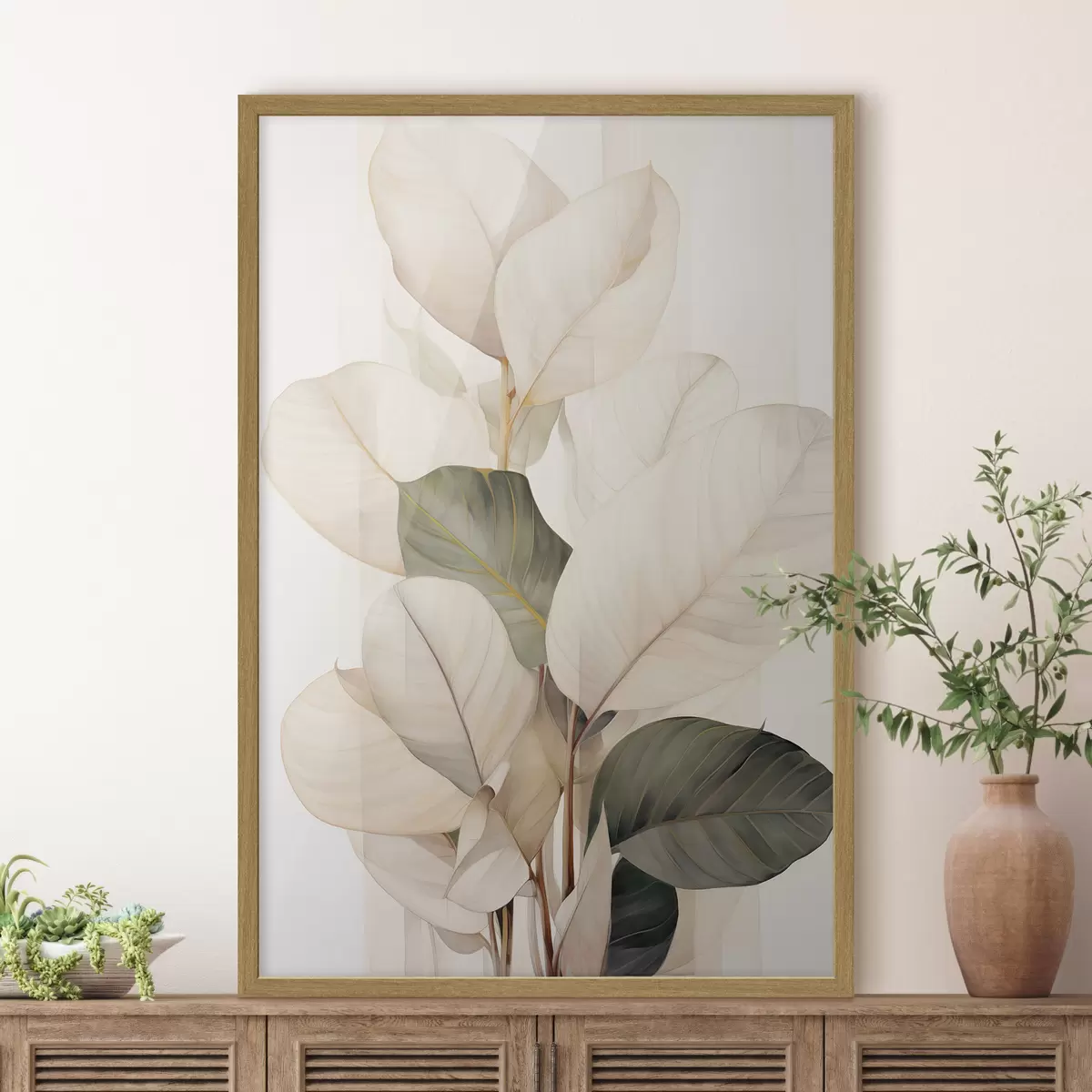 Poster Foglie di piante ornamentali f49026