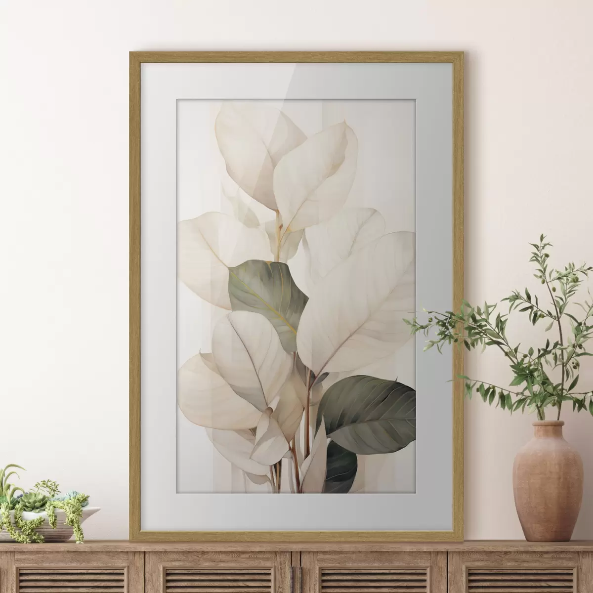 Poster Foglie di piante ornamentali f49026