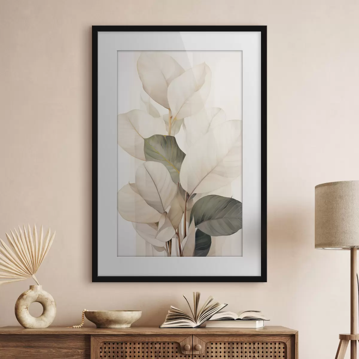 Poster Foglie di piante ornamentali f49026