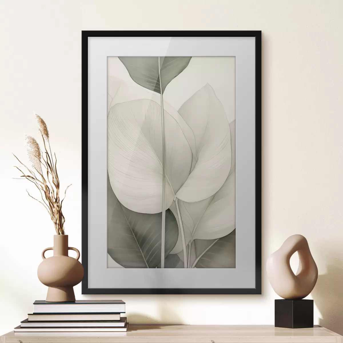 Poster Primo piano di foglie botaniche f49027