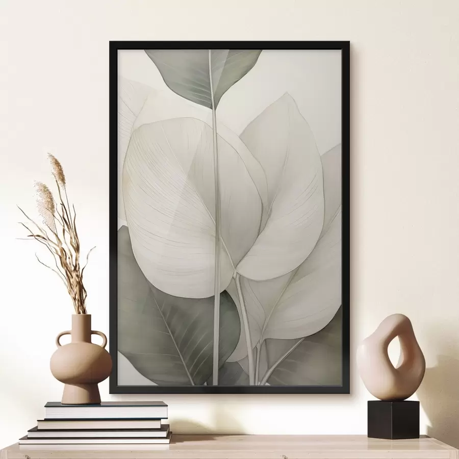 carta da parati Primo piano di foglie botaniche nr. f49027