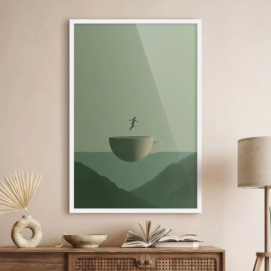 carta da parati La coppa sopra le montagne nr. f49028