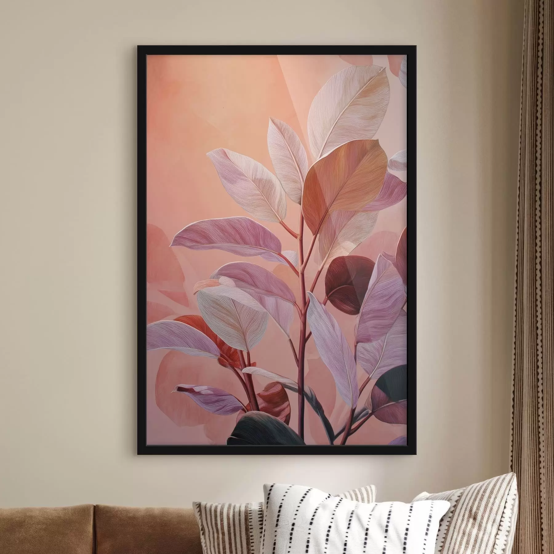 carta da parati Foglie decorative nr. f49038