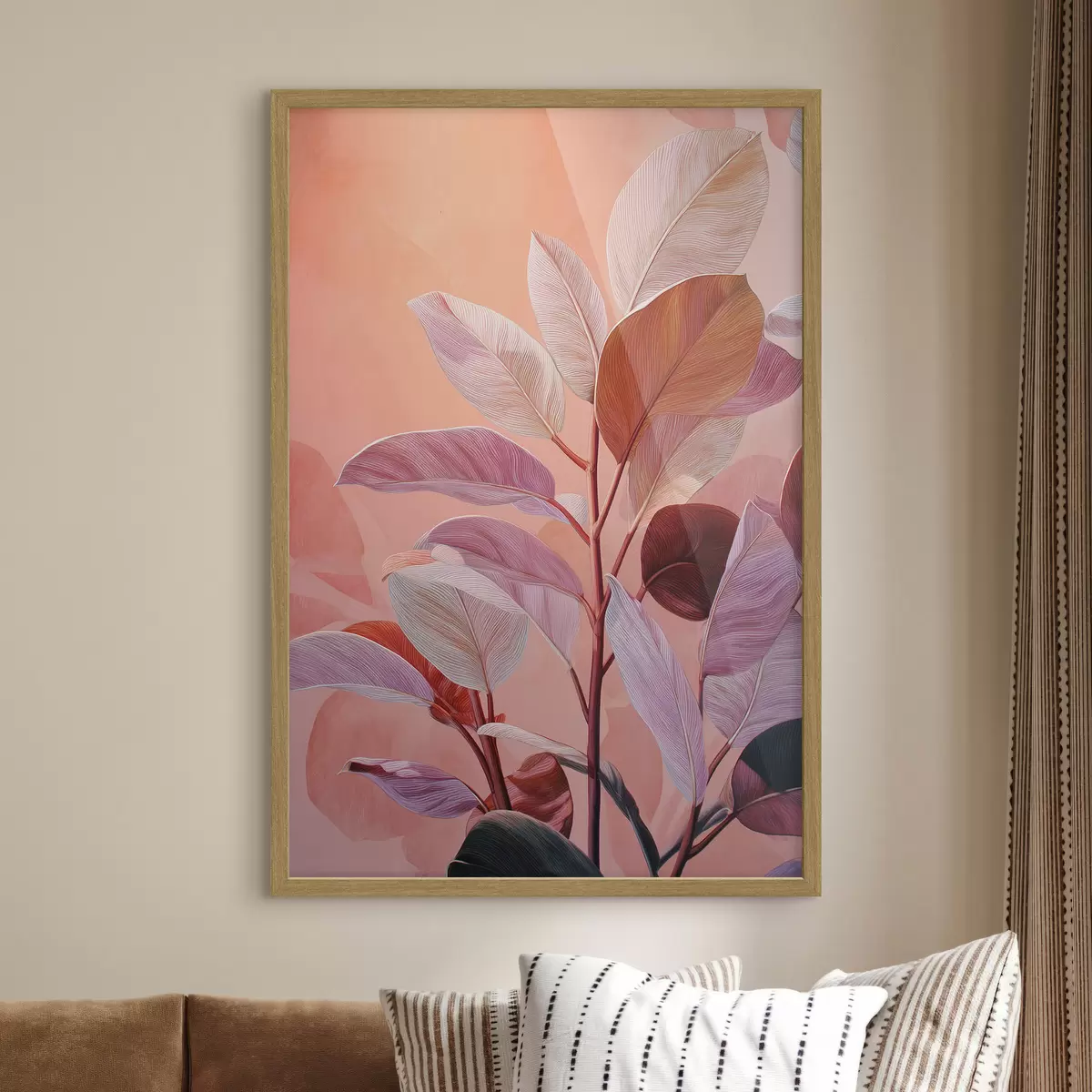 Poster Foglie decorative f49038