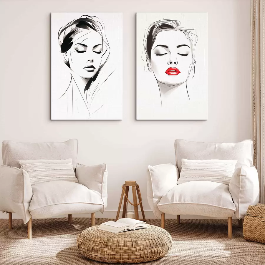 carta da parati Ritratto in linea nr. m30422