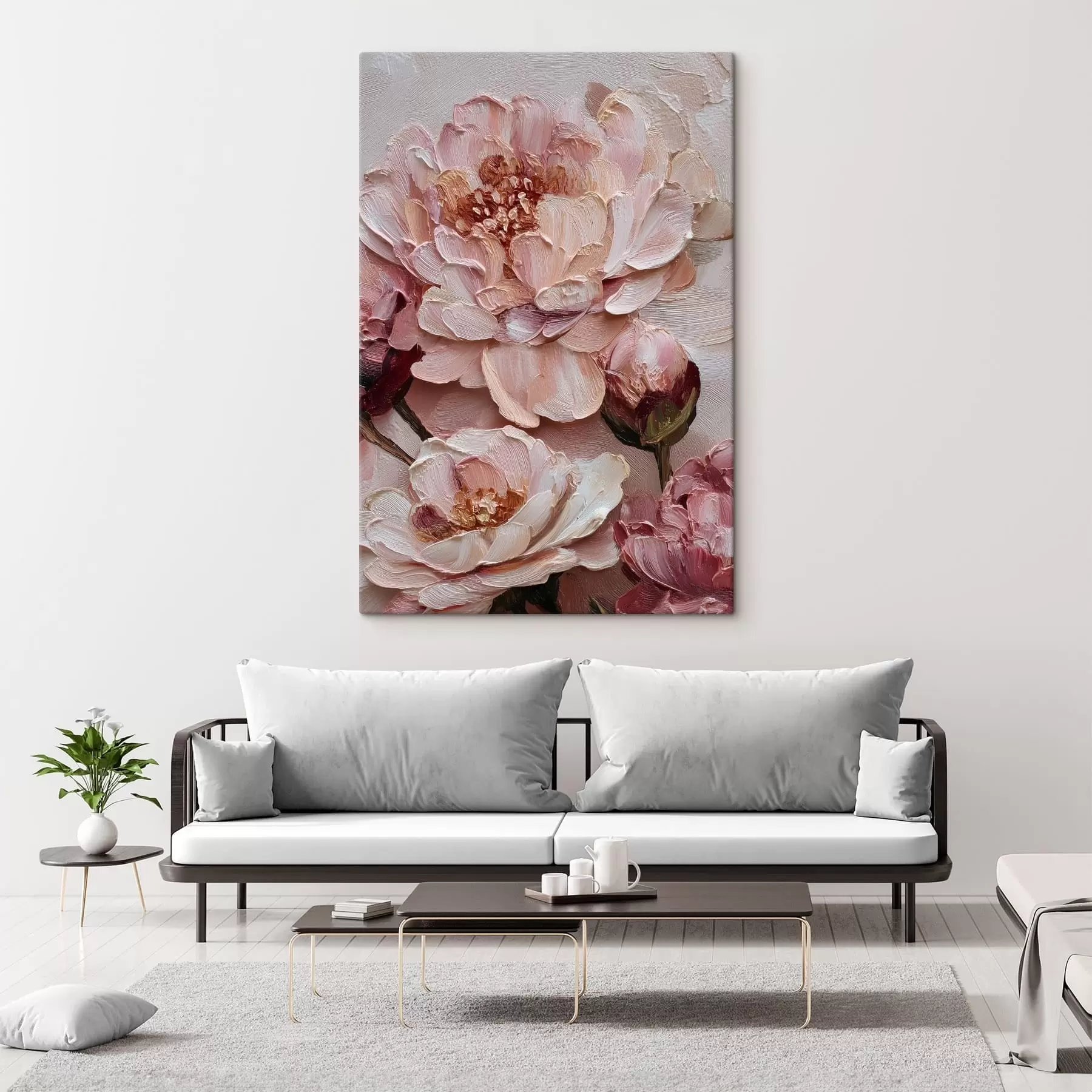 carta da parati Composizione floreale con peonie nr. s49012