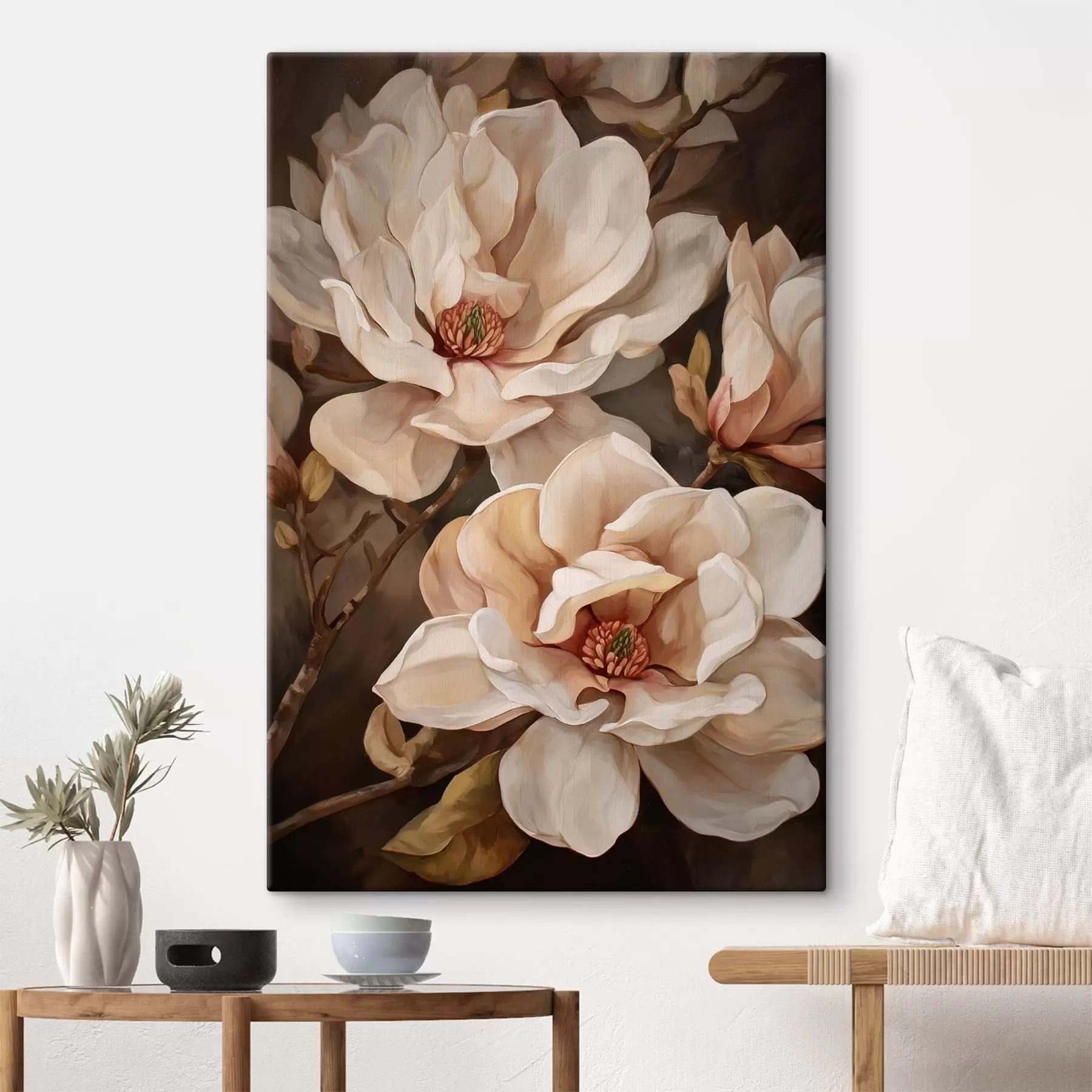 carta da parati Ramo di magnolia in fiore nr. s49015