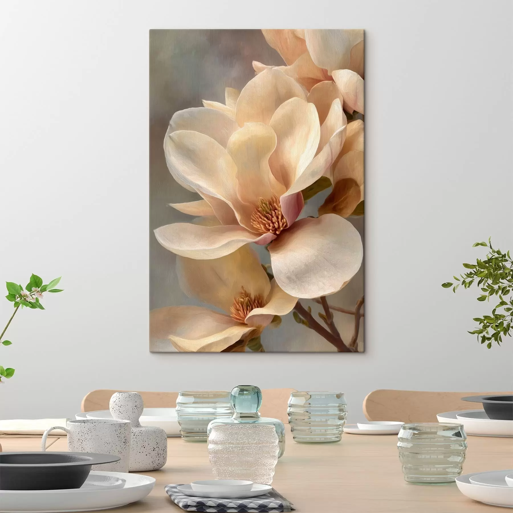 carta da parati Primo piano di un fiore di magnolia nr. s49016