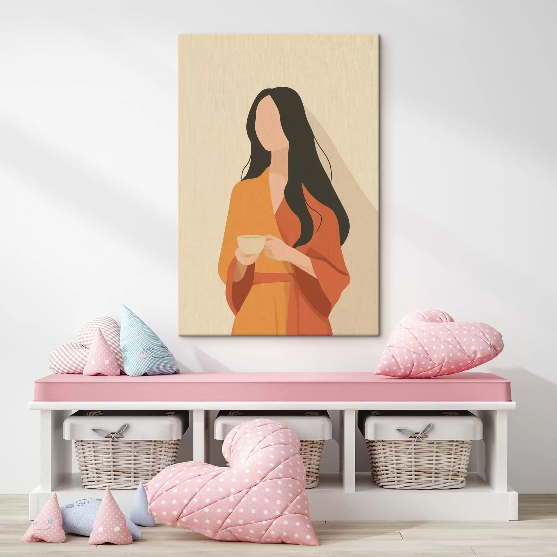 carta da parati Ritratto di una donna minimalista nr. s49020