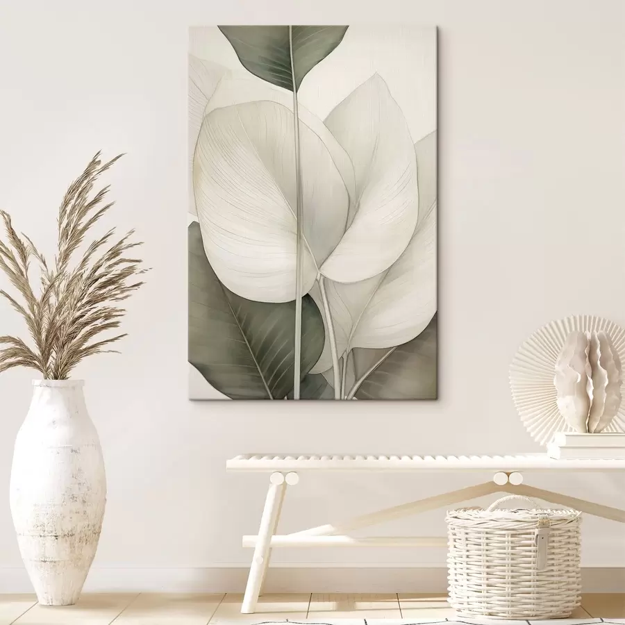 carta da parati Primo piano di foglie botaniche nr. s49027