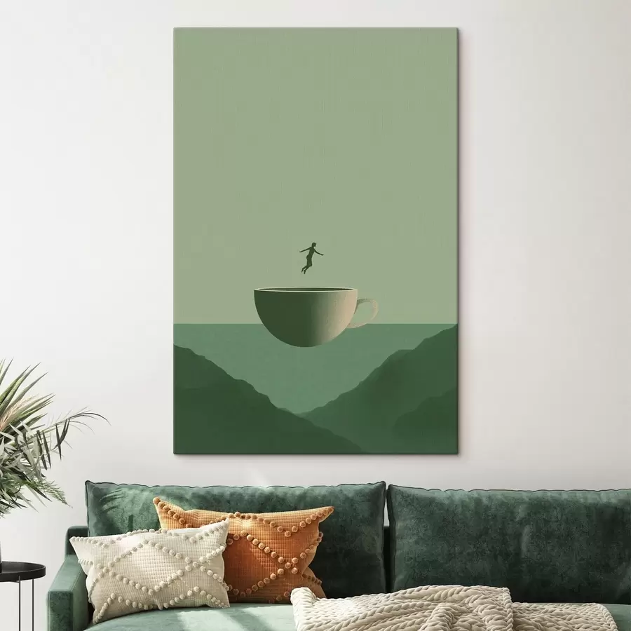 carta da parati La coppa sopra le montagne nr. s49028