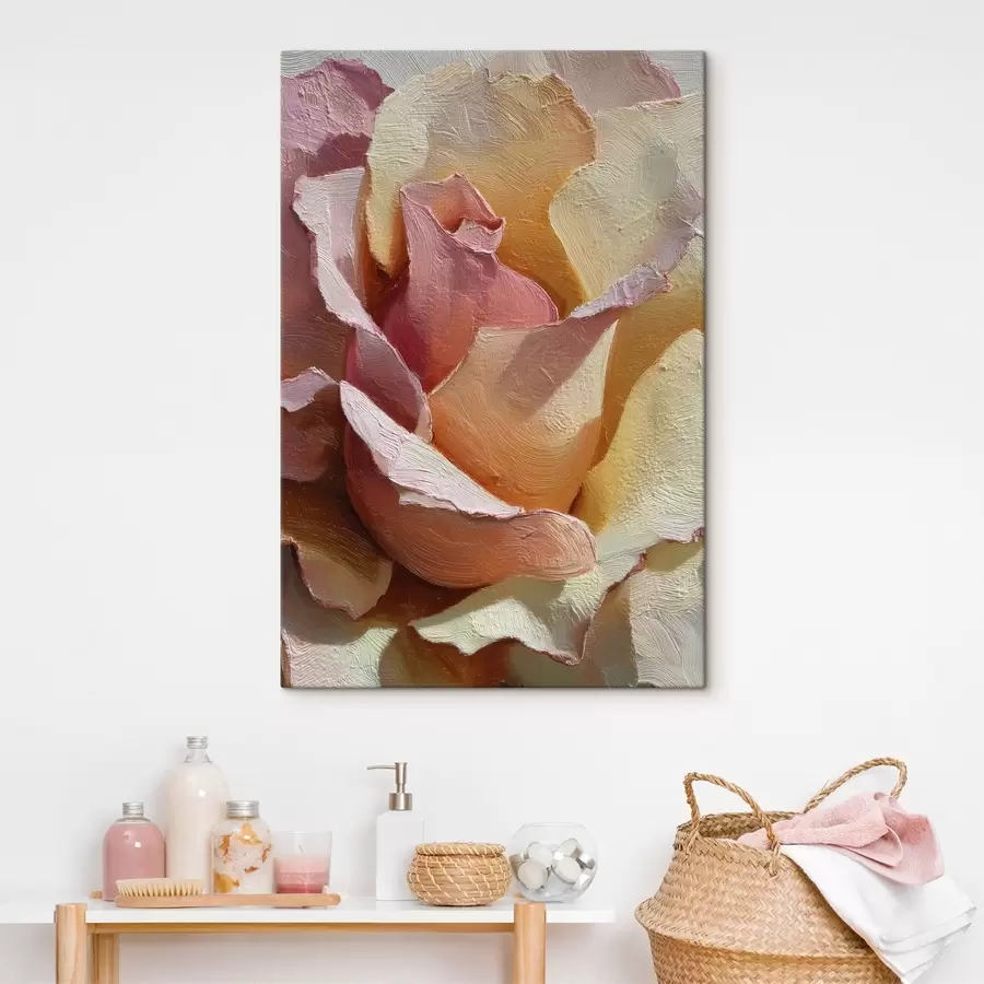 carta da parati Texture di fiori dipinti nr. s49032